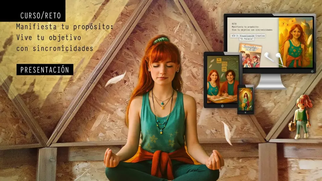 Curso/RETO: Manifiesta tu propósito. Vive tu objetivo con sincronicidades