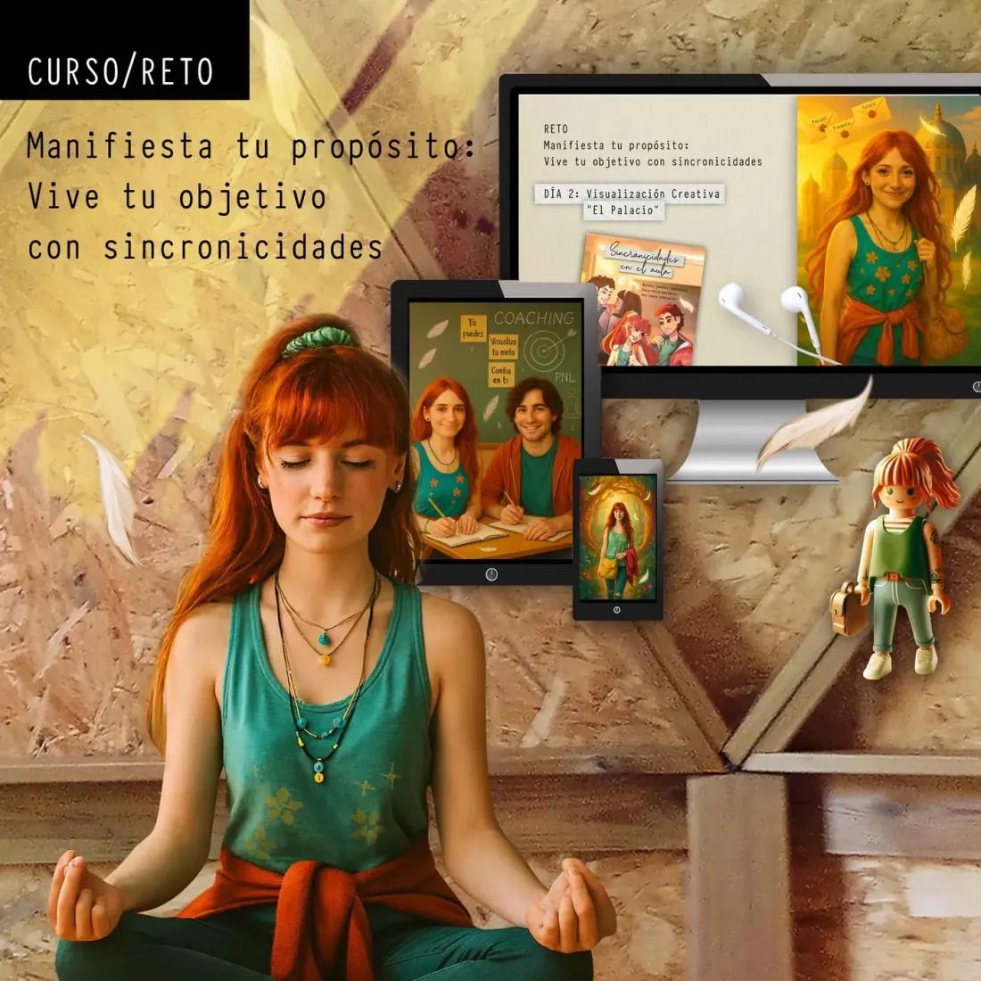 Curso/RETO: Manifiesta tu propósito. Vive tu objetivo con sincronicidades