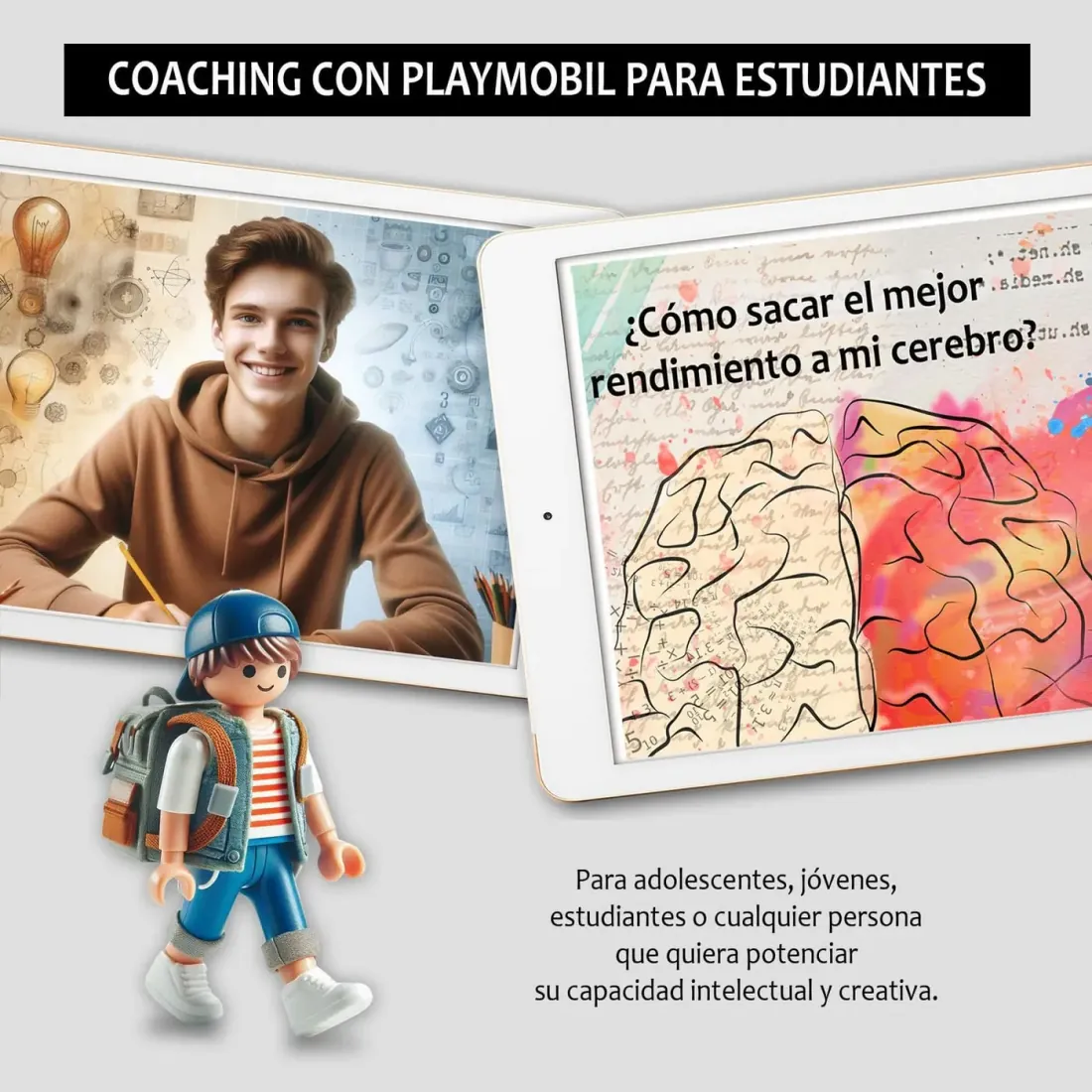 Coaching con Playmobil para estudiantes: ¿Cómo sacar el mejor rendimiento a mi cerebro?